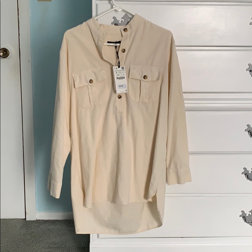 Zara corduroy shirt